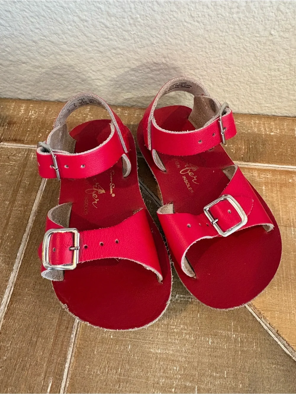 Salt Water Sandals by Hoy stylish red